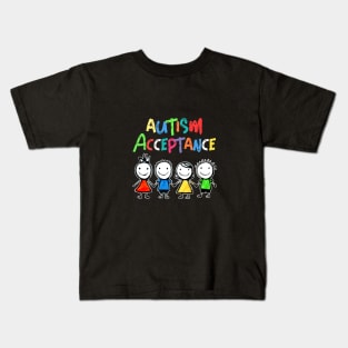 Autism Acceptance Kids T-Shirt